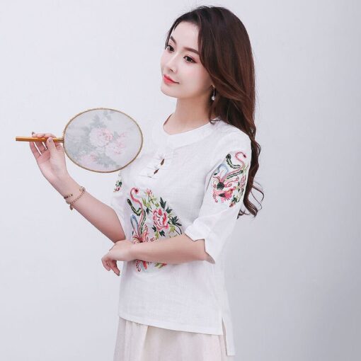 Nice clothing for women cheongsam top - Image 5