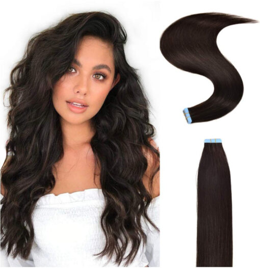 PU Hair Wig Female Straight Traceless Invisible Patch