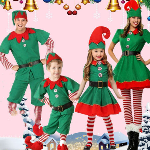 Corduroy Children's Christmas Elf Clothing - Image 2