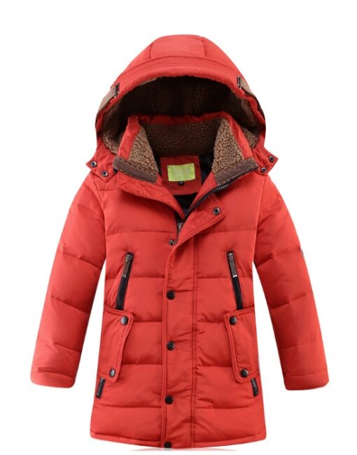 -30 Degree Children's Winter Jackets Duck Down Padded Children Clothing Big Boys Warm Winter Down Coat Thickening Outerwear - Image 4