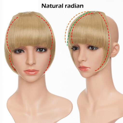 Hair Bangs Hairpiece Accessories Synthetic Fake Bangs - Image 2