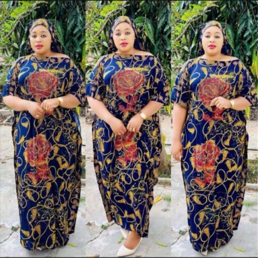 Classic African Clothing Loose Plus Size Dress - Image 5