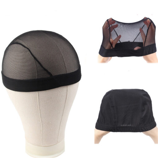 Wig High Elastic Net Cap Wig Accessories Black Net Cap - Image 2