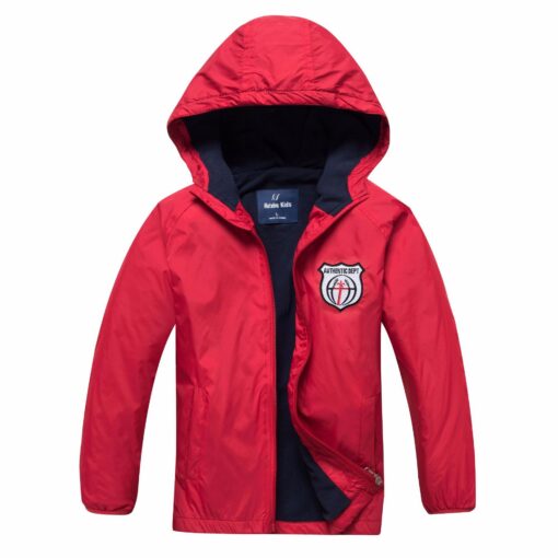 Boys' Outdoor Sports Windbreaker With Warm Waterproof Cloth - Image 8