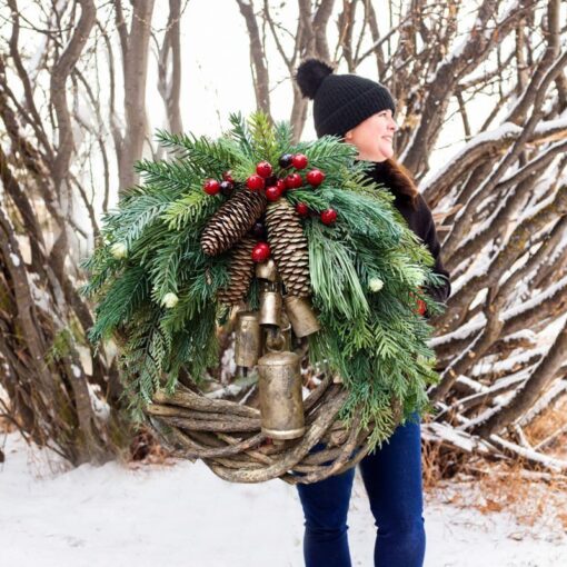 Christmas Door Hanging Christmas Wall Decoration - Image 8