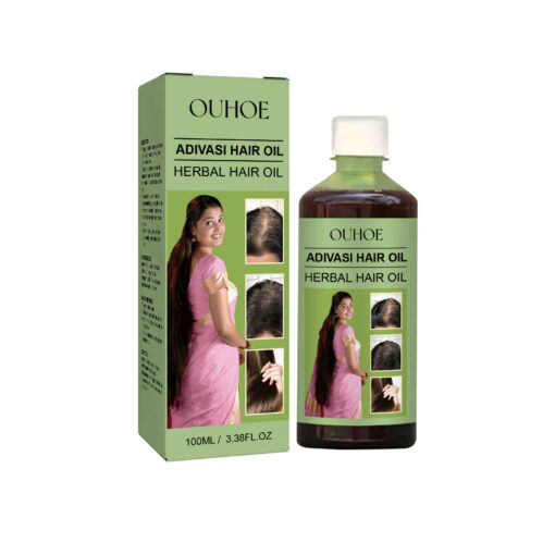 Herbal Dense Hair Oil Solid Anti-drop Strong Scalp Repair Soft And Smooth - Image 8