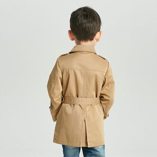 Kids' Overcoat Spring Boy's Trench Coat Mid-length - Image 4