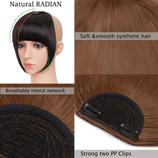 Hair Bangs Hairpiece Accessories Synthetic Fake Bangs - Image 4