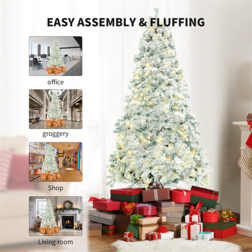 Christmas Tree PVC Artificial Snow Christmas Tree Mall Window Decoration Tree Cedar Christmas Tree Christmas Decoration Supplies - Image 8