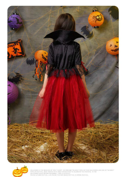 Children's Halloween Witch Clothing Suit - Image 10