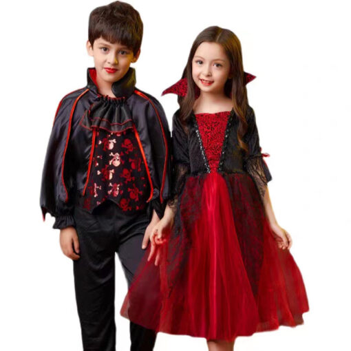 Children's Halloween Witch Clothing Suit - Image 7