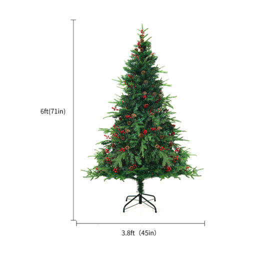 Christmas Tree PVC Artificial Snow Christmas Tree Mall Window Decoration Tree Cedar Christmas Tree Christmas Decoration Supplies - Image 9