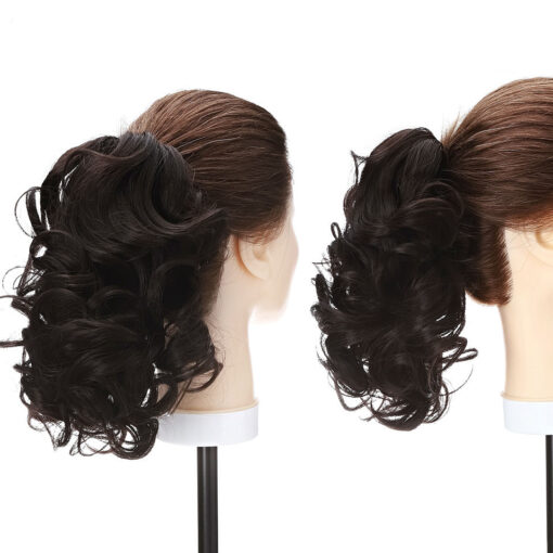 Ponytail Wig Women Short Wig Ponytail Curly Ponytail Short Pear Claw Clip Wig Ponytail - Image 3