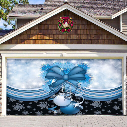 Christmas Background Hanging Cloth Garage Door Patch Holiday Party - Image 5