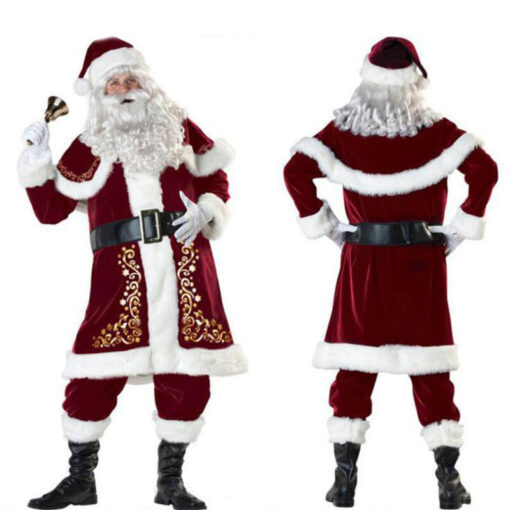 Santa couple costume Christmas dress - Image 5