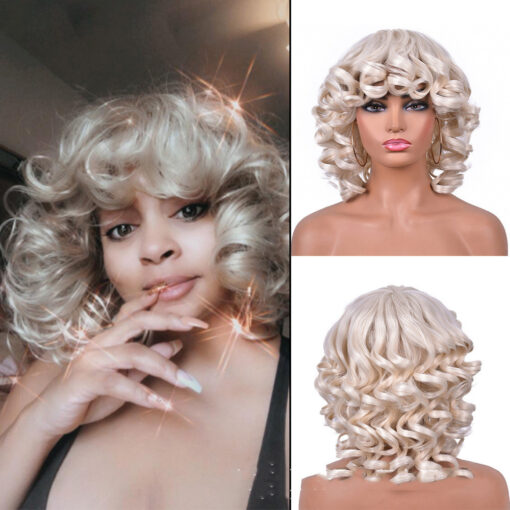 Women's Gradient Roman Volume Full Head Cover Wig