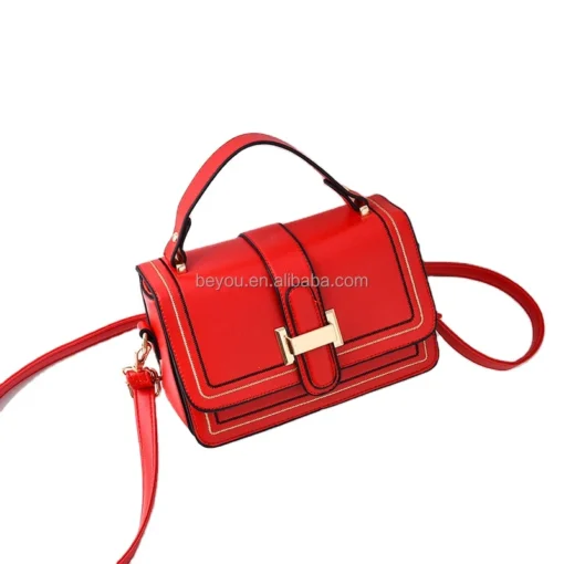 2024 Trendy DST sorority Red Black Color Blocking Crossbody Bag Multi-layer Square Flap Sorority Handbag Perfect Shoulder Bag - Image 6