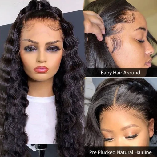 Wholesale Cheap Brazilian Hair HD Lace Wigs, Full Lace Wig With Baby Hair, Virginck  Brazilian Human Hair Wigs For Black Women - Image 3