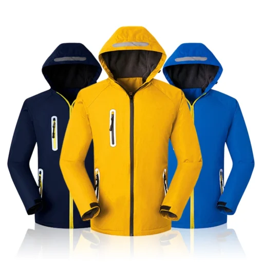 High windproof keep warm men's winter jackets for big/tall men fleece inner winter jackets outdoor sport jackets - Image 6