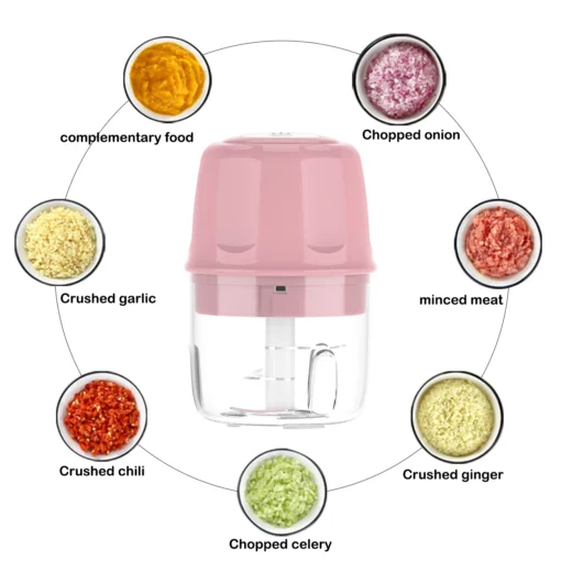 Best Selling Blenders Multifunction Battery Charging Garlic Press Rocker For Kitchen - Image 3