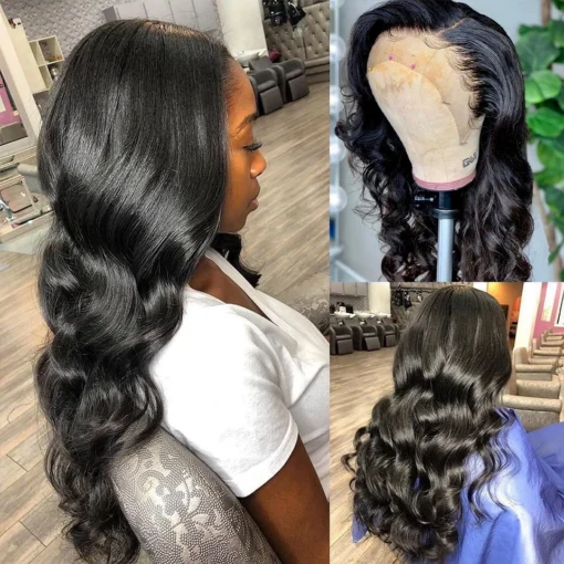 Pre Plucked Virgin 180% Hd Closure Wig 5x5, Indian Lace Closure Human Hair Wigs,6x6 Human Hair 4x4 5x5 Lace Closure Wig - Image 3