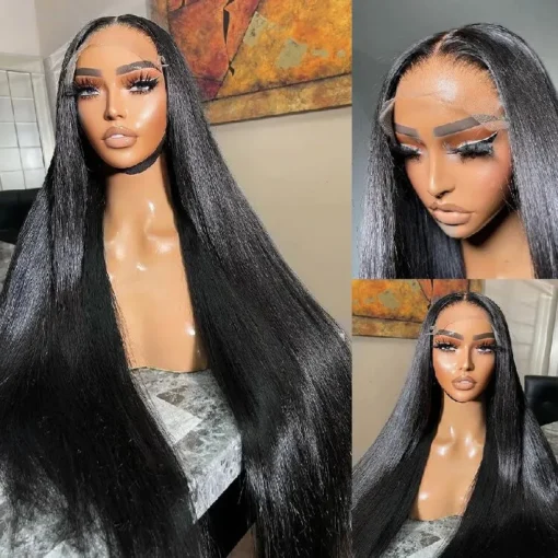 13x6 frontal Indian hair wigs Human Hair Lace Front transparent lace bone straight raw hair glueless full hd lace frontal wigs