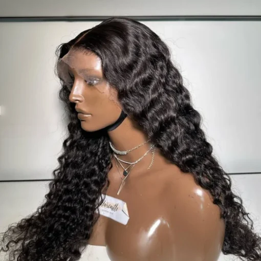 Wholesale 100% Raw Virgin Hd Lace Frontal Wigs Vendors Curly Human Hair Wig with Curly Baby Hair Texture Hairline Wig