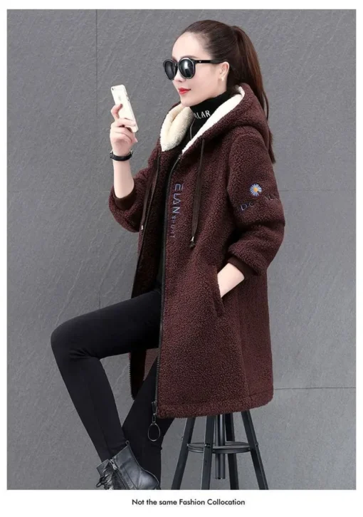 Long Coats For Women Warm Ladies Coats Winter Long Style Loose Long Coat - Image 2