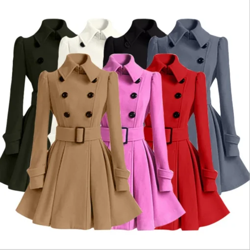 Fall winter Manteau Femme Hiver Winter And Autumn Long Coats Ladies Overcoat For Women - Image 6