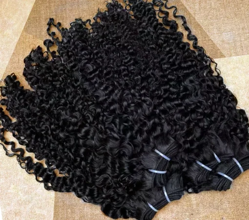 Wholesale Factory Price Burmese Curly Hair Vendor Unprocessed Human Deep Curly Raw Burmese Curly Virgin Hair For Women - Image 6