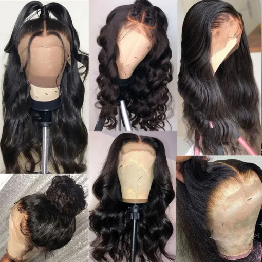 Pre Plucked Virgin 180% Hd Closure Wig 5x5, Indian Lace Closure Human Hair Wigs,6x6 Human Hair 4x4 5x5 Lace Closure Wig - Image 2