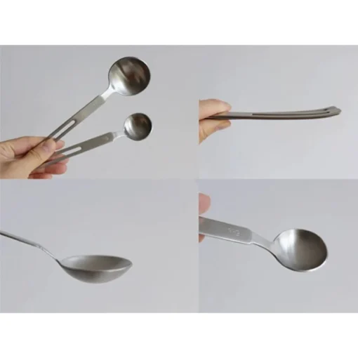 Kitchen Baking Gadget Stainless Steel SUS304 Scoop 5/15 CC coffee tea measure spoon with long handle - Image 4