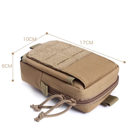 Outdoor Tactics MOLLE Mobile Phone Bag Waterproof camouflage Hiking Hiking small bag Multi-purpose small items storage bag - Image 2