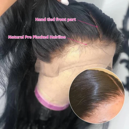 13x6 frontal Indian hair wigs Human Hair Lace Front transparent lace bone straight raw hair glueless full hd lace frontal wigs - Image 3