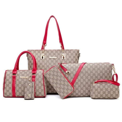 2022 new plaid bag for ladies buy one and get five free for women's bag set and a variety of styles bag  handbags - Image 4