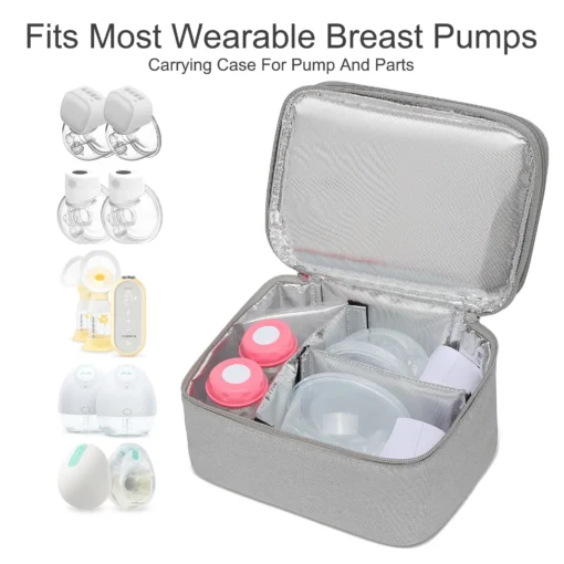 Wearable Breast Pump Bag for Working Moms Fit Most Breast Pumps Mother Baby Care Bag Mini Breastpump Pouch Diaper Bag - Image 2