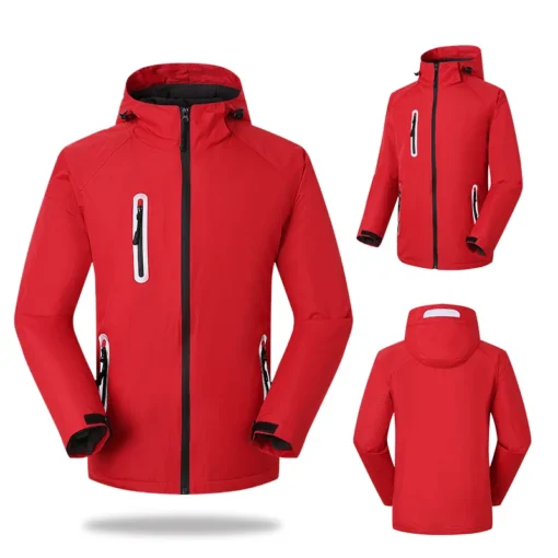 High windproof keep warm men's winter jackets for big/tall men fleece inner winter jackets outdoor sport jackets