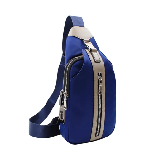 Wholesale anti-theft smart  bag for men waterproof Crossbody Sling Bag Men fingerprint chest bag