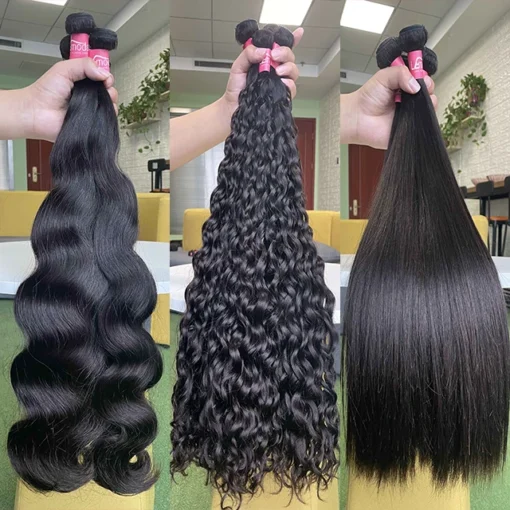 Lemoda Wholesale Cheap Price 100% Brazilian Raw Virgin Human Hair Extensions Cuticle Aligned Bundles Natural Virgin Hair Vendors - Image 6