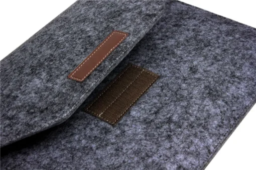 Wholesale envelop style woolen laptop sleeve case bag for Macbook 13 14 15 16 inches - Image 4