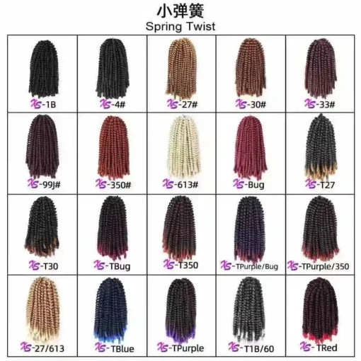 Hot sell nubian spring twist Crochet Braids  braid twist spring twist hair - Image 2