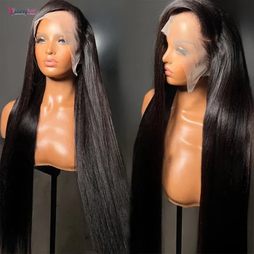 Silky Straight 13X6 Lace Front Wig Vendors 13X4 Lace Frontal Wig Virgin Human Hair Full Lace Human Hair Wig For Black Women - Image 4