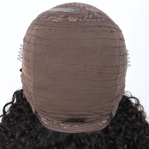 13x4 T Part Curly Transparent Lace Front 100% Virgin Human Hair Wigs, 180% Density Raw Virgin Mink Brazilian Hair Wigs - Image 5