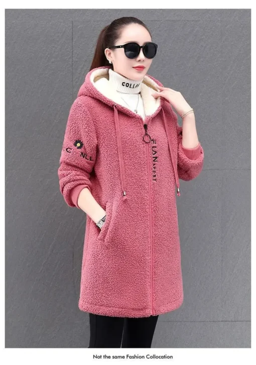 Long Coats For Women Warm Ladies Coats Winter Long Style Loose Long Coat - Image 4