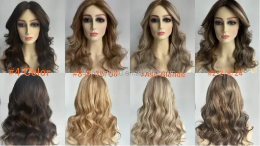 Thin hair solution Medical wigs best quality raw human hair women hair loss solutions - Image 5