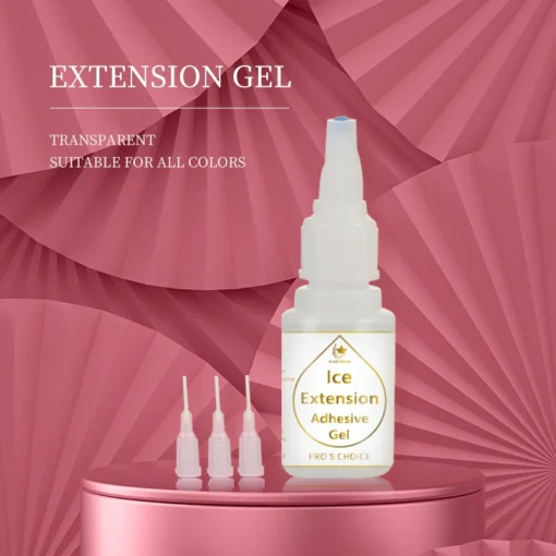 OEM factory Ice hair extension adhesive gel with activator cold build hair extension kit ice extension gel - Image 2