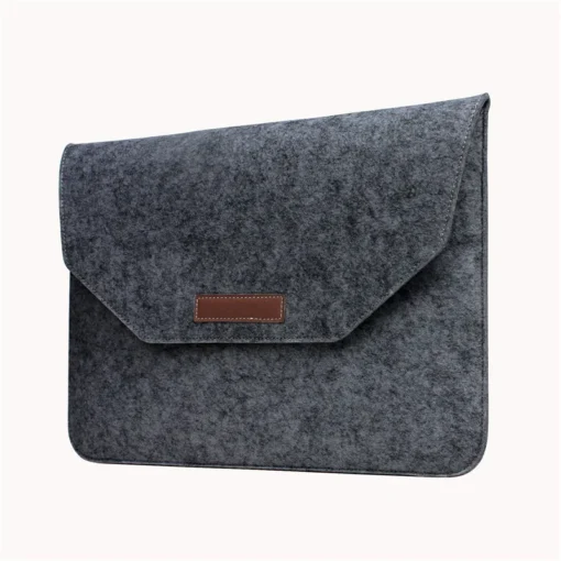 Wholesale envelop style woolen laptop sleeve case bag for Macbook 13 14 15 16 inches - Image 6