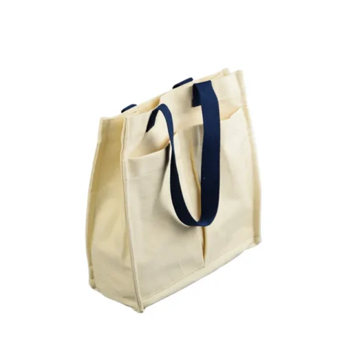 Organic Cotton Custom Beach Shopping Tote Canvas Bag - Image 3