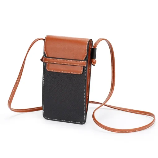 Top grain leather side bags for girls shoulder mini women messenger bags genuine leather phone crossbody bag - Image 6