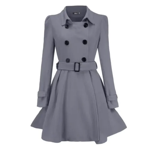 Fall winter Manteau Femme Hiver Winter And Autumn Long Coats Ladies Overcoat For Women - Image 3